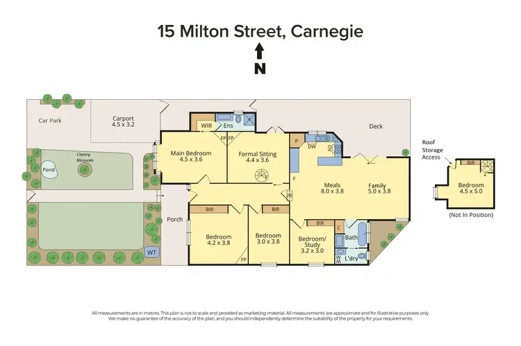 Floorplan of Homely house listing, 15 Milton Street, Carnegie VIC 3163