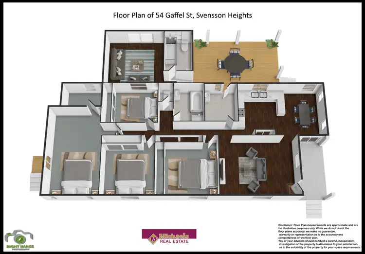 Floorplan of Homely house listing, 54 Gaffel Street, Svensson Heights QLD 4670