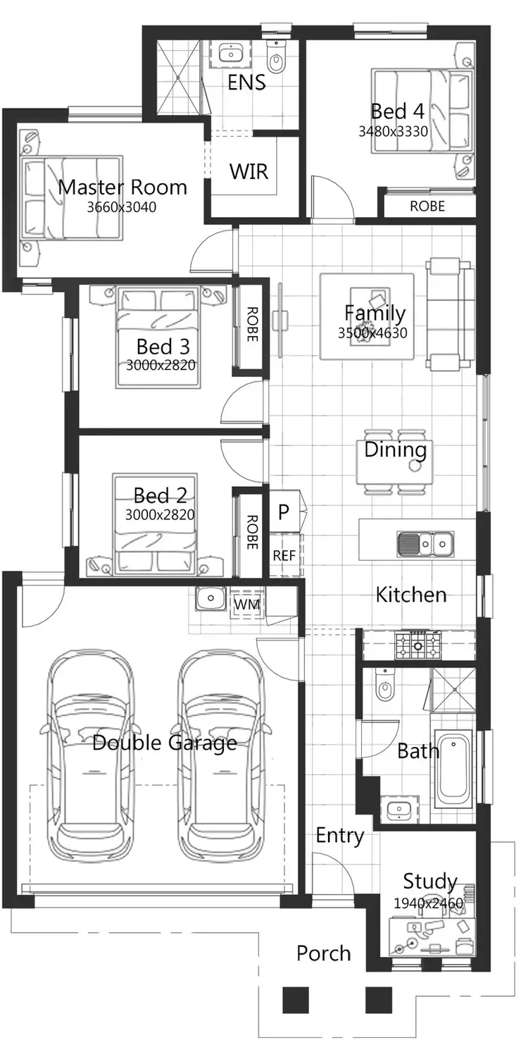 Floorplan of Homely house listing, 11 Bossini Street, Truganina VIC 3029