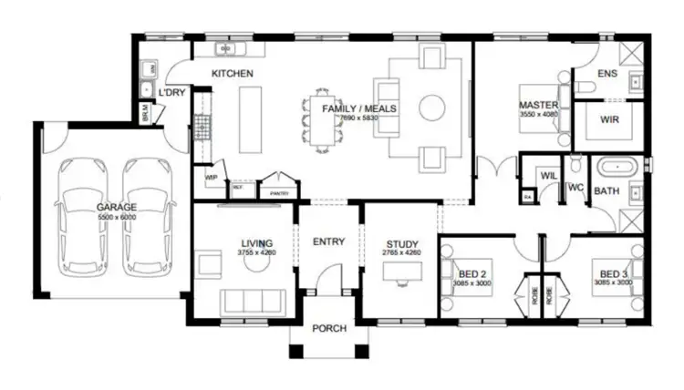 Floorplan of Homely house listing, 116 Electra Court, Pakenham VIC 3810