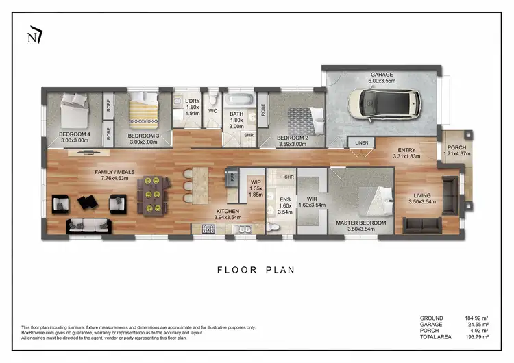 Floorplan of Homely house listing, 189 Alfred Road, Strathtulloh VIC 3338