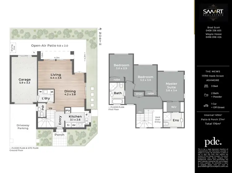 Floorplan of Homely townhouse listing, 17/99 Heeb Street, Ashmore QLD 4214
