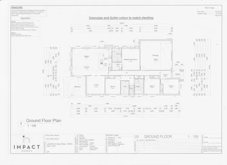 Floorplan of Homely house listing, 41 Bora Place, Ningi QLD 4511