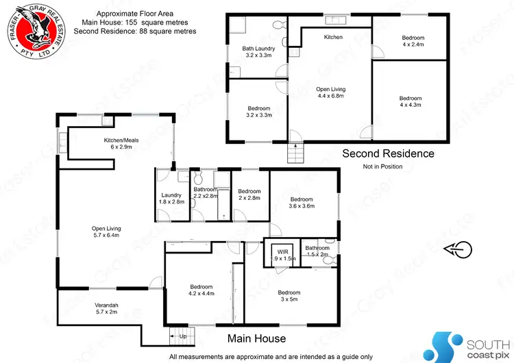 Floorplan of Homely semi-detached listing, 18 Maunsell Street, Moruya NSW 2537