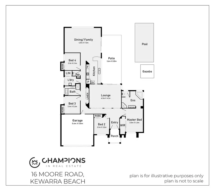 Floorplan of Homely house listing, 16 Moore Road, Kewarra Beach QLD 4879