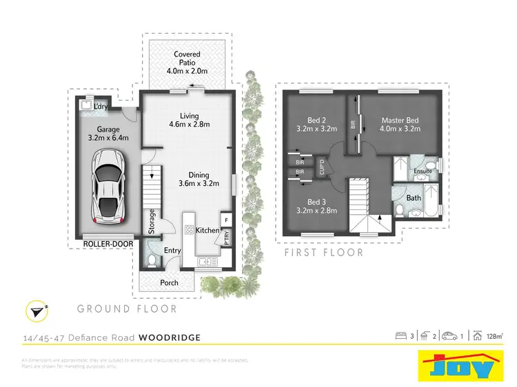 Floorplan of Homely townhouse listing, 14/45 DEFIANCE ROAD, Woodridge QLD 4114