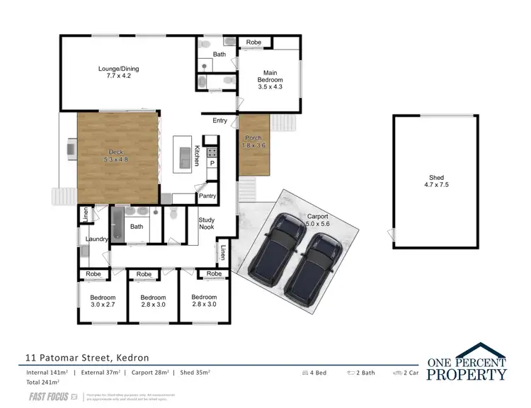 Floorplan of Homely house listing, 11 Patomar Street, Kedron QLD 4031