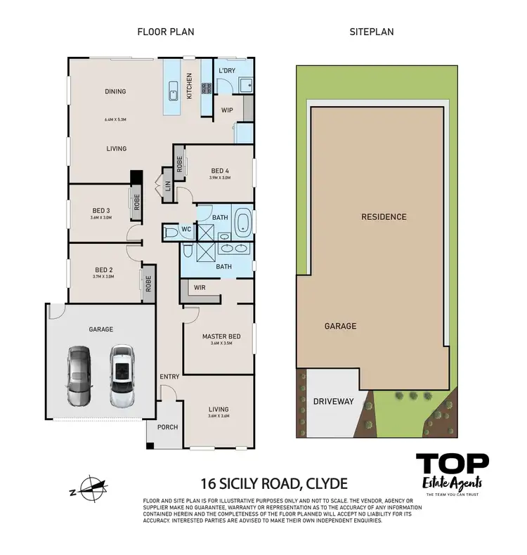 Floorplan of Homely house listing, 16 Sicily Road, Clyde VIC 3978