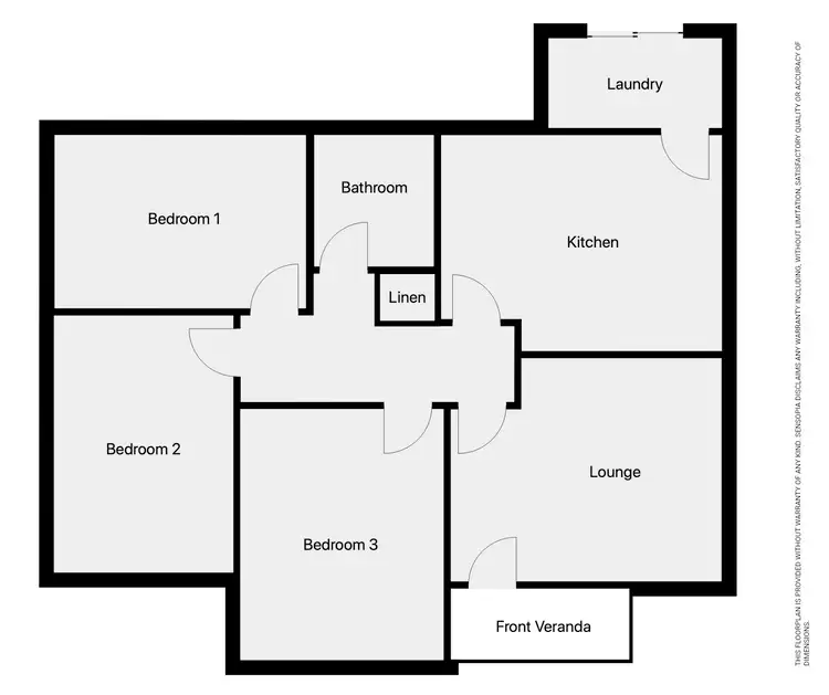 Floorplan of Homely house listing, 76 JAMOUNEAU STREET, Warracknabeal VIC 3393