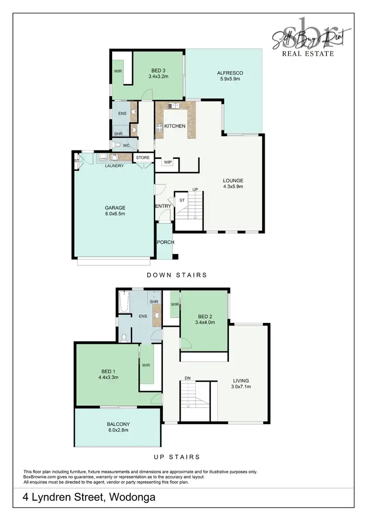 Floorplan of Homely house listing, 4 LYNDREN STREET, Wodonga VIC 3690