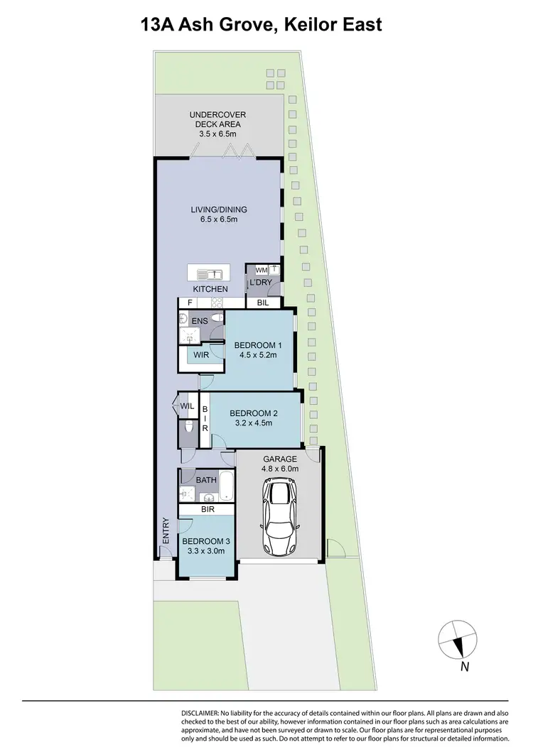 Floorplan of Homely unit listing, 13A Ash Grove, Keilor East VIC 3033