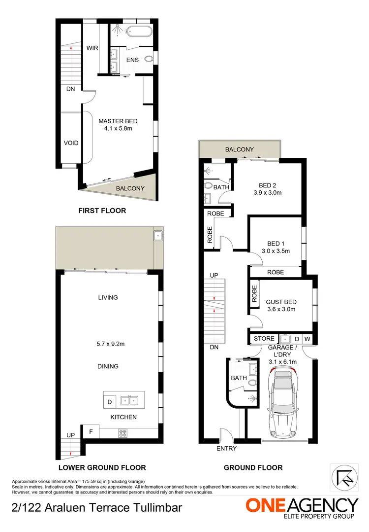 Floorplan of Homely semi-detached listing, 2/122 Araluen Terrace, Tullimbar NSW 2527