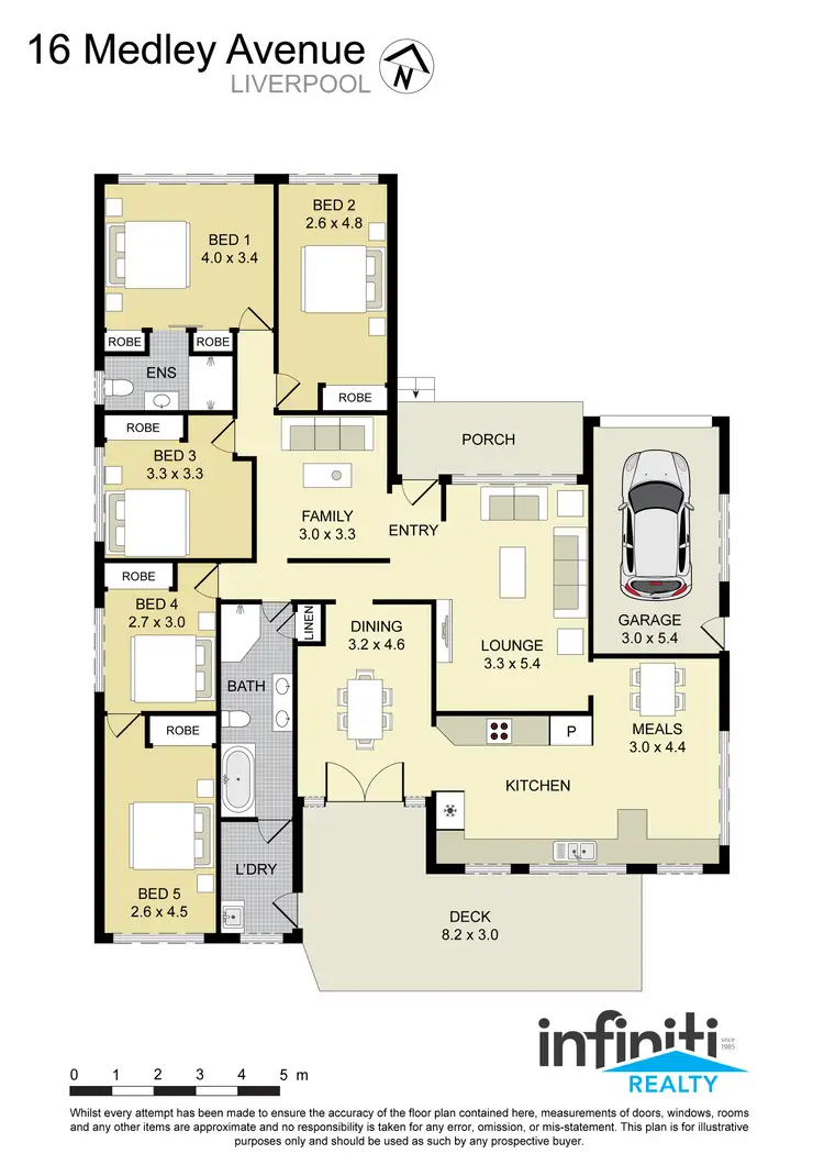 Floorplan of Homely house listing, 16 Medley Avenue, Liverpool NSW 2170