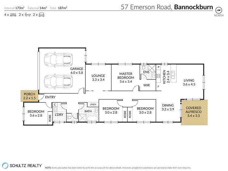 Floorplan of Homely house listing, 57 Emerson Road, Bannockburn QLD 4207