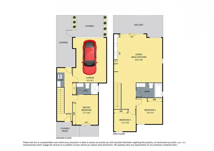 Floorplan of Homely townhouse listing, 3/958 - 960 Plenty Road, South Morang VIC 3752