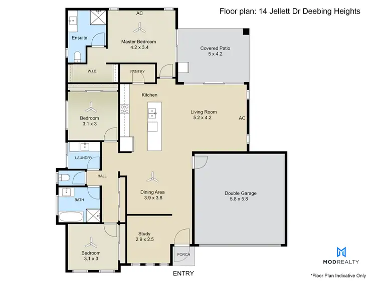 Floorplan of Homely house listing, 14 Jellett Drive, Deebing Heights QLD 4306