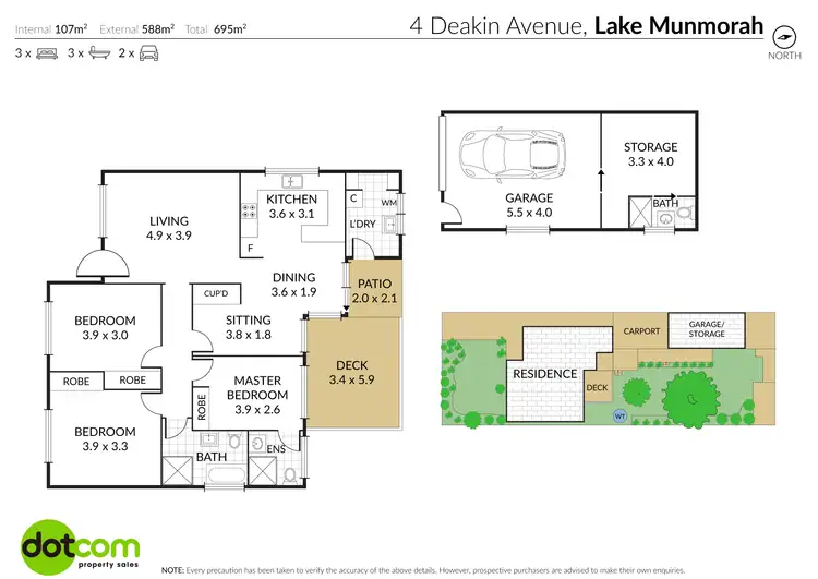 Floorplan of Homely house listing, 4 Deakin Avenue, Lake Munmorah NSW 2259