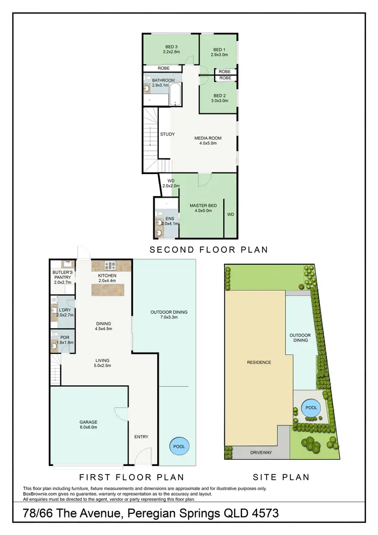Floorplan of Homely house listing, 78/66 The Avenue, Peregian Springs QLD 4573