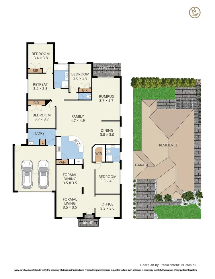 Floorplan of Homely house listing, 23 Player Drive, Narre Warren VIC 3805