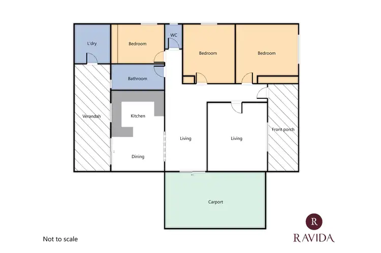 Floorplan of Homely house listing, 3984 SNOW ROAD, Whorouly East VIC 3735
