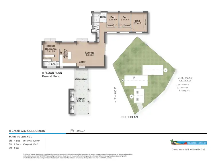Floorplan of Homely house listing, 8 Creek Way, Currumbin Valley QLD 4223