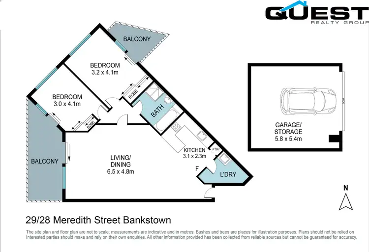 Floorplan of Homely unit listing, 29/28 Meredith Street, Bankstown NSW 2200