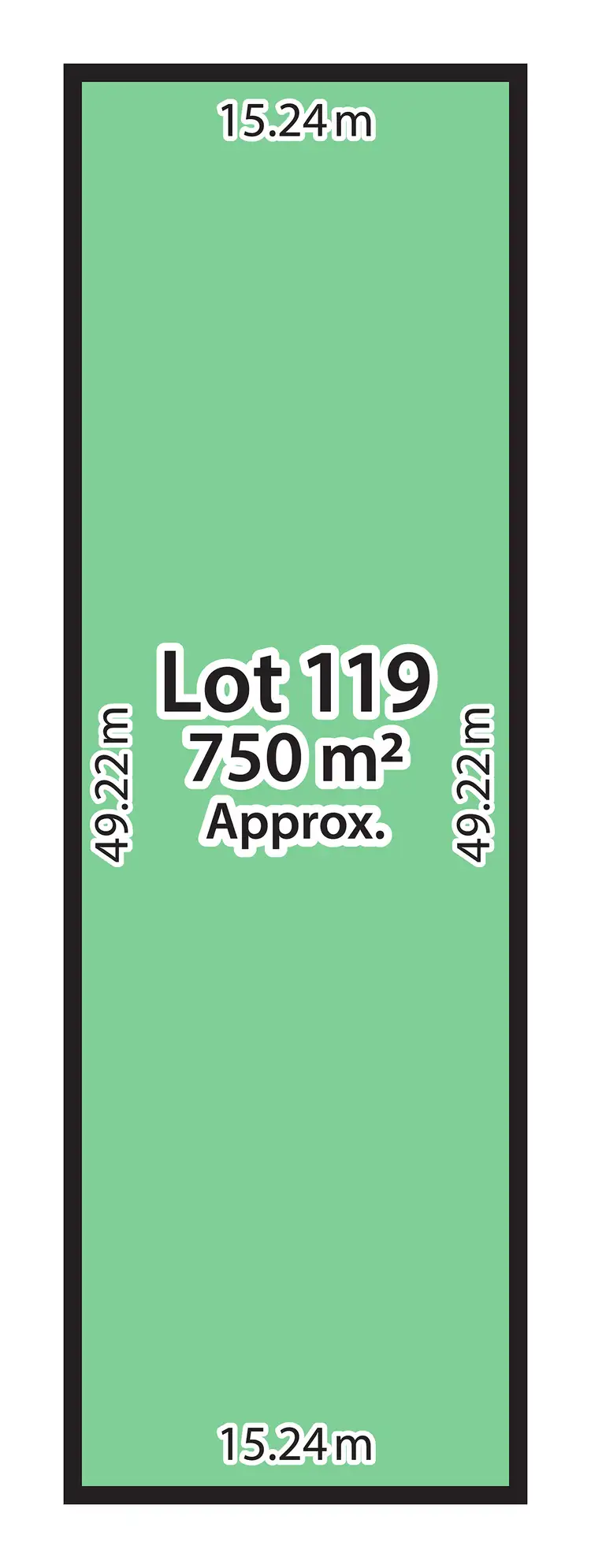 Floorplan of Homely land listing, LOT 119 Culley Street, Tailem Bend SA 5260
