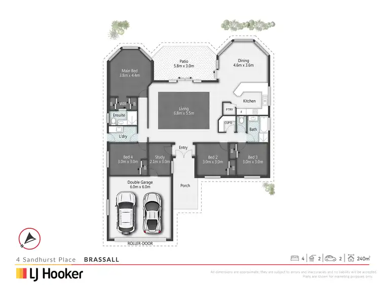 Floorplan of Homely house listing, 4 Sandhurst Place, Brassall QLD 4305