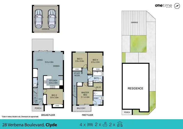 Floorplan of Homely house listing, 28 Verbena Boulevard, Clyde VIC 3978