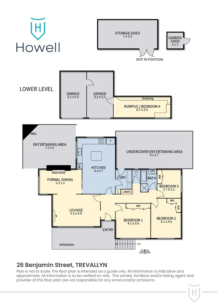 Floorplan of Homely house listing, 26 Benjamin Street, Trevallyn TAS 7250
