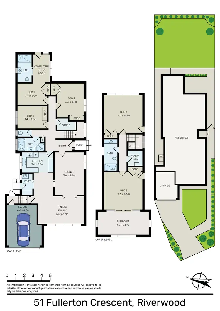 Floorplan of Homely house listing, 51 Fullerton Crescent, Riverwood NSW 2210