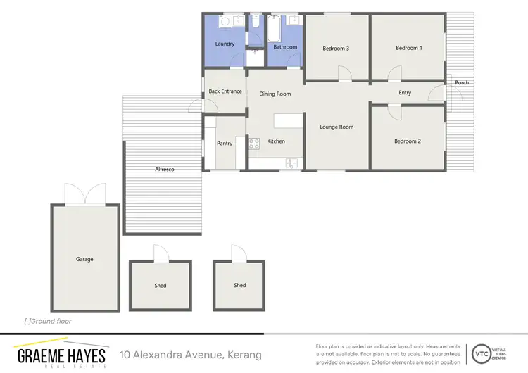Floorplan of Homely house listing, 10 Alexandra Avenue, Kerang VIC 3579