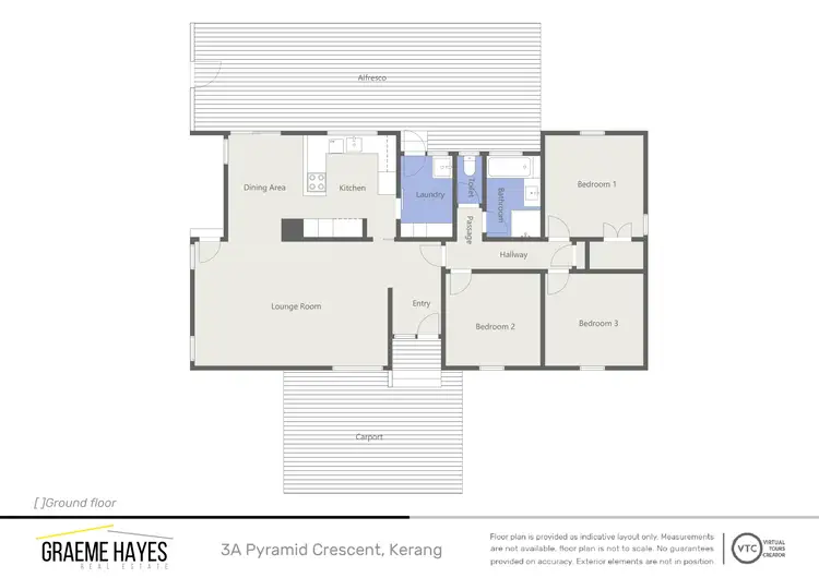Floorplan of Homely house listing, 3A Pyramid Crescent, Kerang VIC 3579