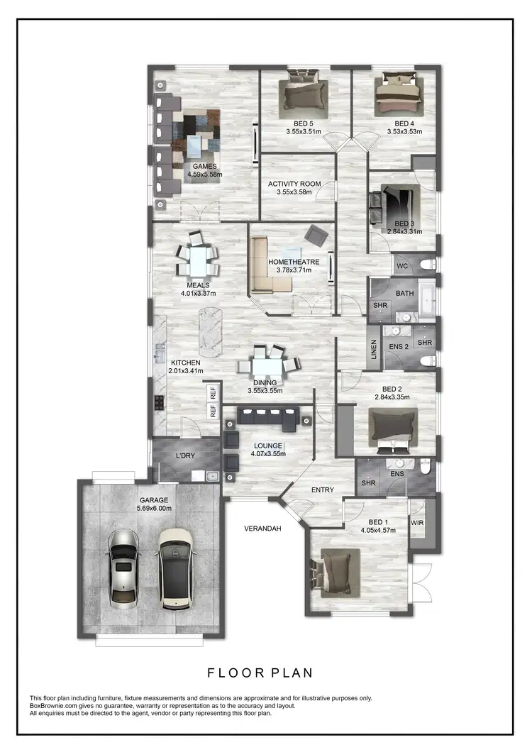 Floorplan of Homely house listing, 50 Kirkimbie Street, Carramar WA 6031