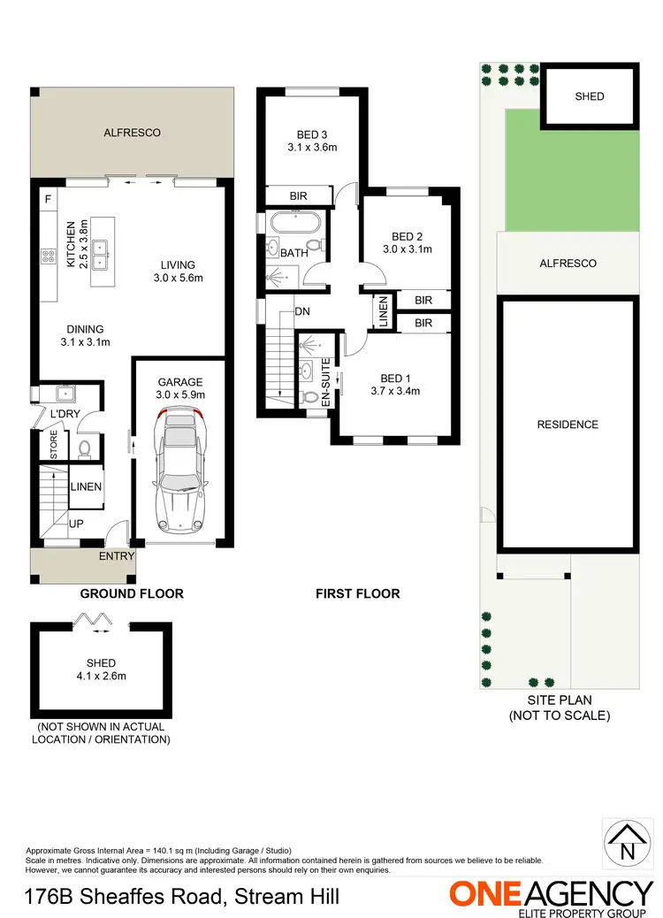 Floorplan of Homely townhouse listing, 176B Sheaffes Road, Stream Hill NSW 2526