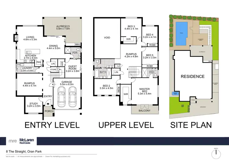 Floorplan of Homely house listing, 8 The Straight, Oran Park NSW 2570