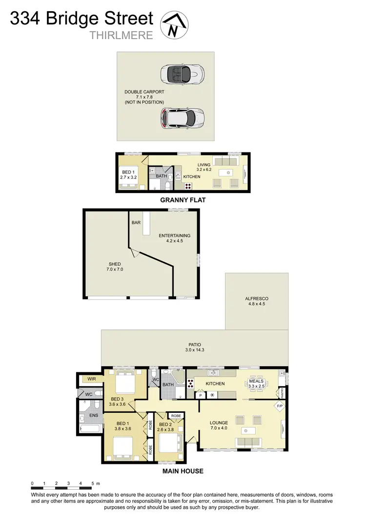 Floorplan of Homely house listing, 334 Bridge Street, Thirlmere NSW 2572