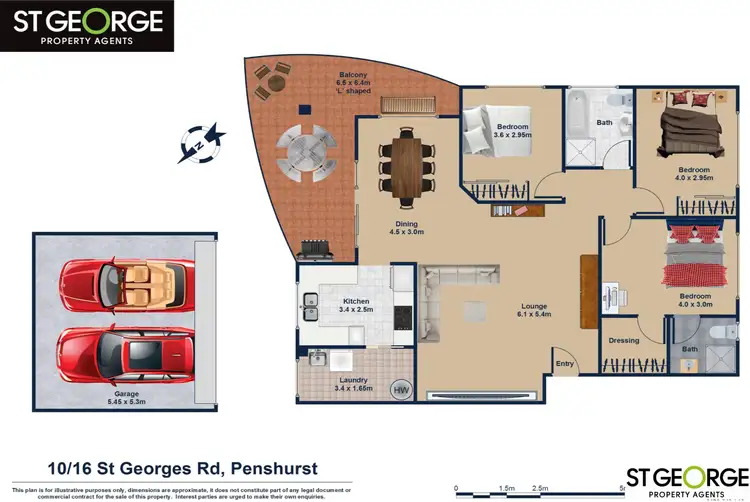 Floorplan of Homely apartment listing, 10/16 St Georges Road, Penshurst NSW 2222