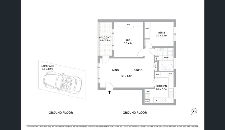 Floorplan of Homely apartment listing, 4/52 Monomeeth Street, Bexley NSW 2207