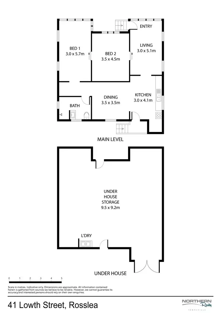Floorplan of Homely house listing, 41 Lowth Street, Rosslea QLD 4812