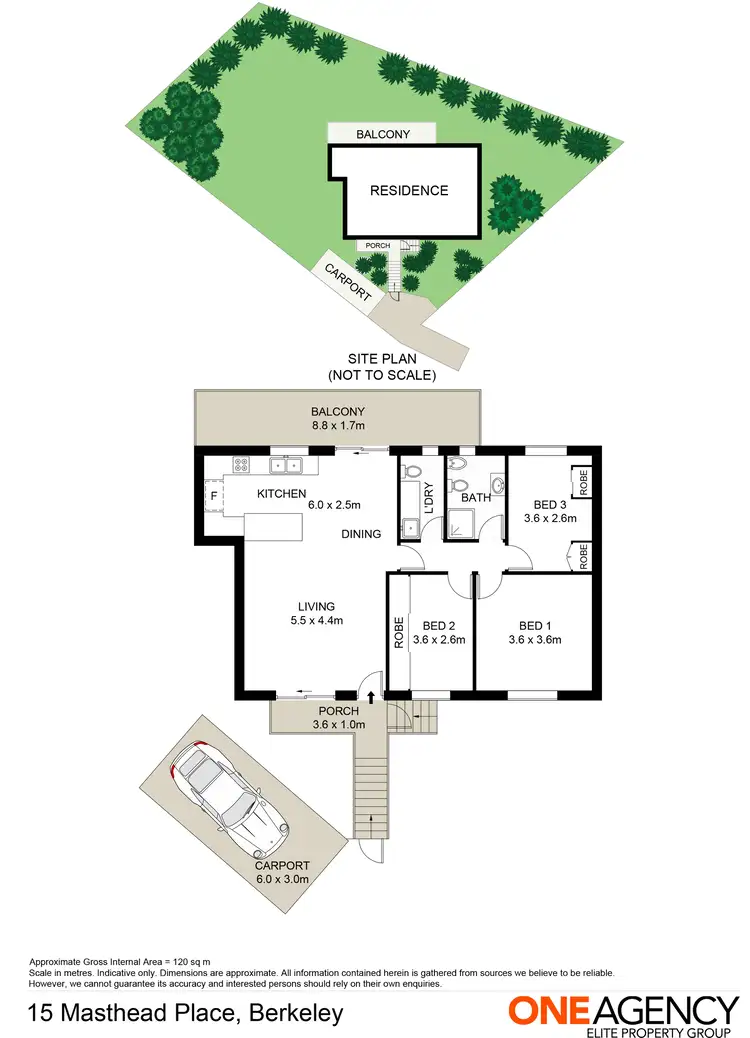 Floorplan of Homely house listing, 15 Masthead Place, Berkeley NSW 2506