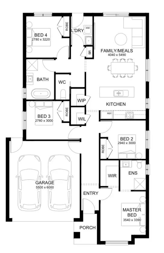 Floorplan of Homely house listing, Lot 923 Daybreak Street, Officer VIC 3809