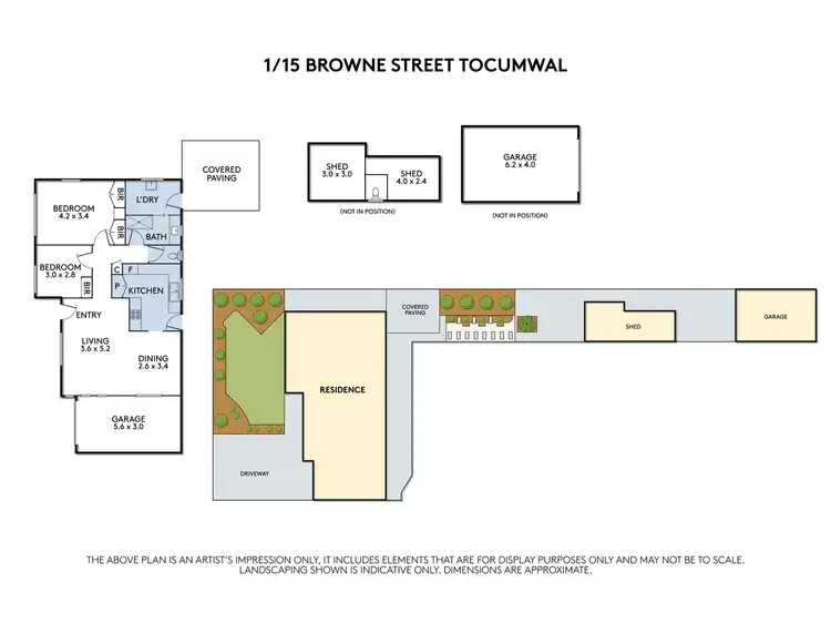 Floorplan of Homely unit listing, 1/15 Browne Street, Tocumwal NSW 2714