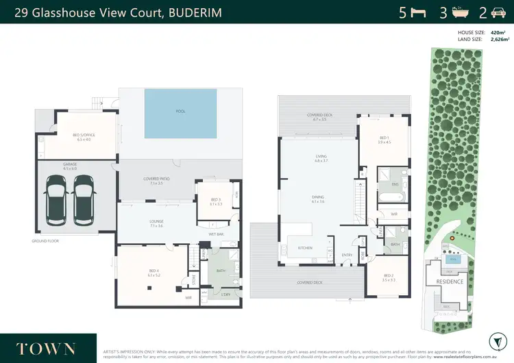 Floorplan of Homely house listing, 29 Glasshouse View Court, Buderim QLD 4556