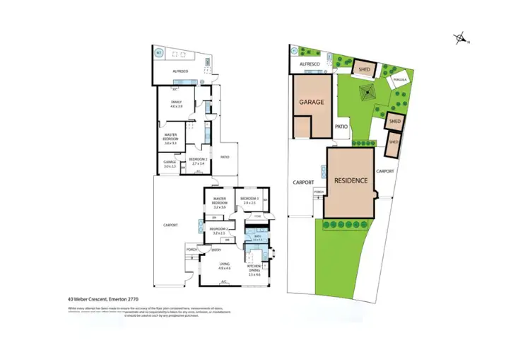 Floorplan of Homely house listing, 40 Weber Crescent, Emerton NSW 2770
