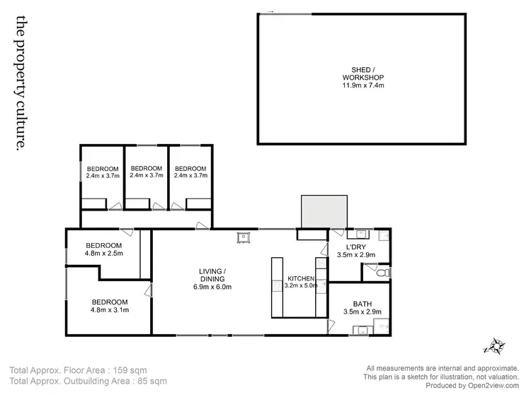 Floorplan of Homely house listing, 21 Lucas Road, Lucaston TAS 7109