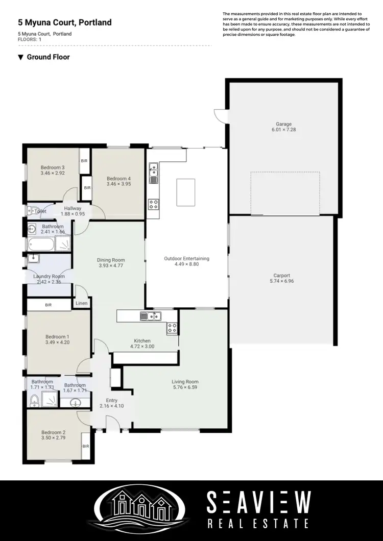 Floorplan of Homely house listing, 5 Myuna Court, Portland VIC 3305