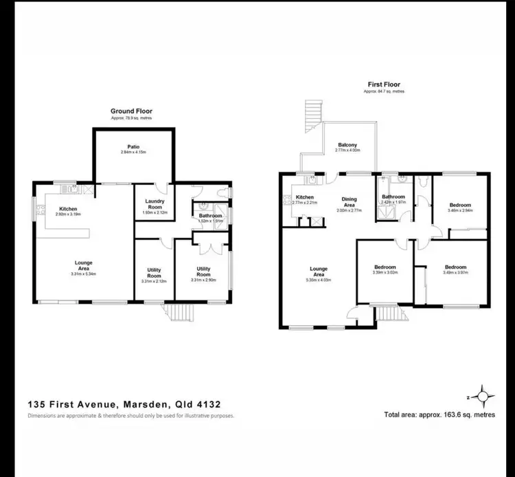 Floorplan of Homely house listing, 135 First Avenue, Marsden QLD 4132