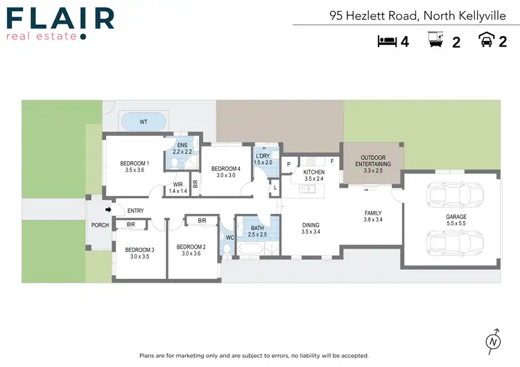 Floorplan of Homely house listing, 95 Hezlett Road, North Kellyville NSW 2155