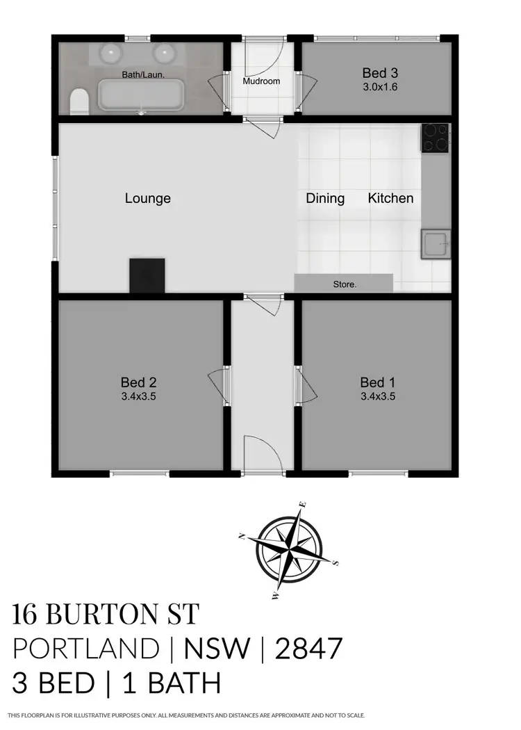 Floorplan of Homely house listing, 16 Burton Street, Portland NSW 2847